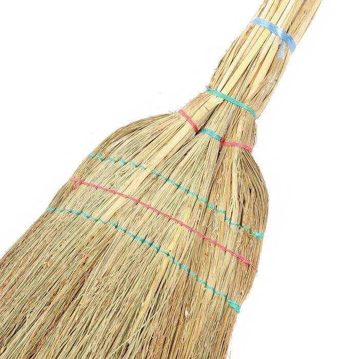 Веник узбекский из сорго 3х-прошивной 3х-лучевой, 87-96 см, (фасовка 50шт.) Веник узбекский из сорго 3х-прошивной 3х-лучевой, 87-96 см, (фасовка 50шт.)