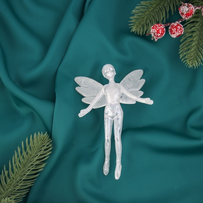 Украшение ёлочное Украшение ёлочное "Феечка" 13х8, белый