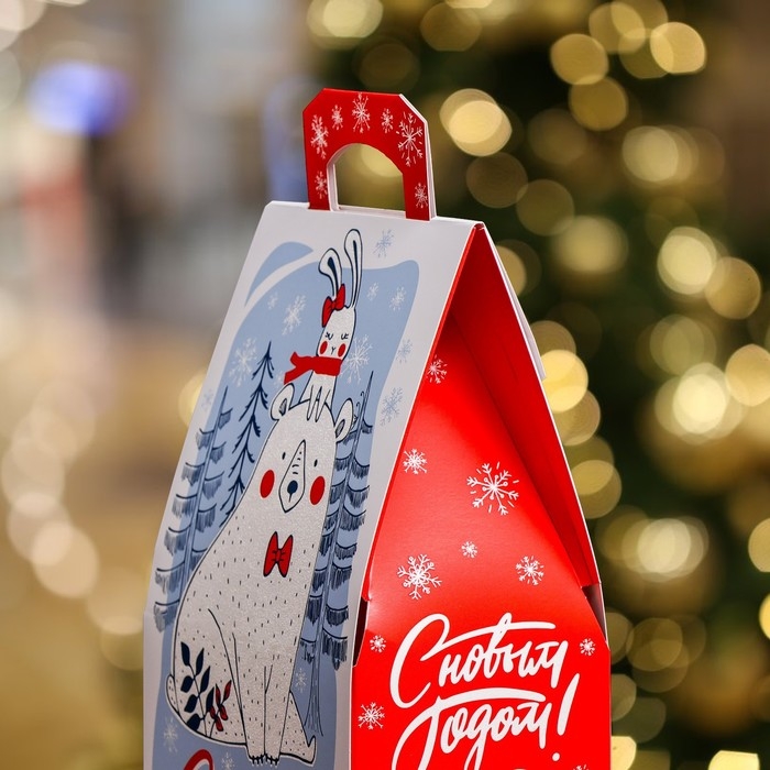 Подарочная коробка Подарочная коробка "Сладкая парочка", 15 х 8,6 х 27 см