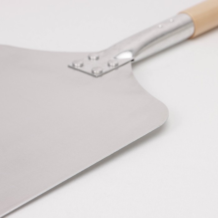 Лопата для пиццы из нержавеющей стали «Общепит», 83×23×2 см, полотно 23×26 см, толщина 1,5 мм Лопата для пиццы из нержавеющей стали «Общепит», 83×23×2 см, полотно 23×26 см, толщина 1,5 мм