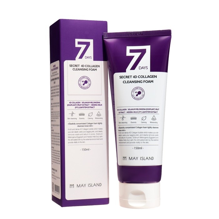 Пенка May Island для лица с коллагеном, 150 мл Пенка May Island для лица с коллагеном, 150 мл