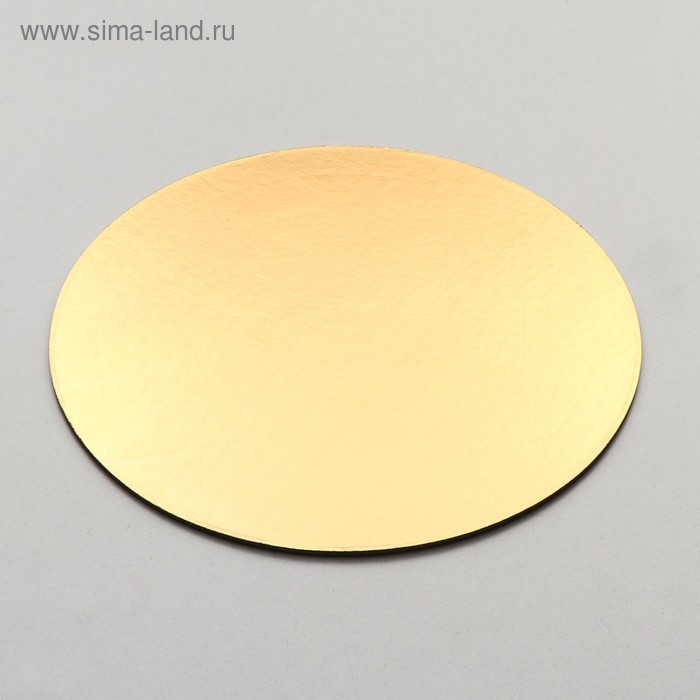 Подложка усиленная, золото - кофе, 24 см, 3,2 мм Подложка усиленная, золото - кофе, 24 см, 3,2 мм