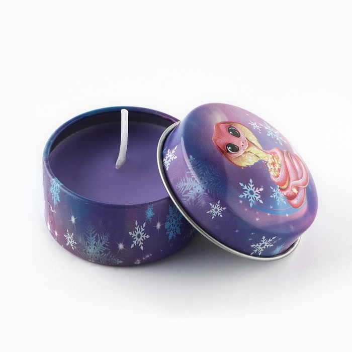 Свеча новогодняя в железной банке «Новый год: Для чудес«Новый год: аромат ваниль, 4.8 см Свеча новогодняя в железной банке «Новый год: Для чудес«Новый год: аромат ваниль, 4.8 см