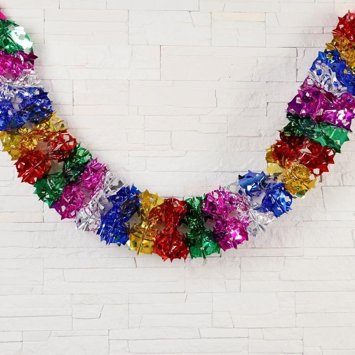 Растяжка  Растяжка "Пятиконечные звёзды по кругу" d-22 см 200 см