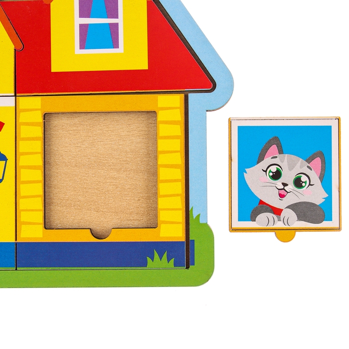 Головоломка «Дом» для самых маленьких Головоломка «Дом» для самых маленьких
