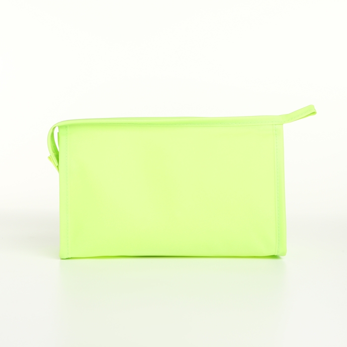 Косметичка на молнии, цвет зелёный Косметичка на молнии, цвет зелёный