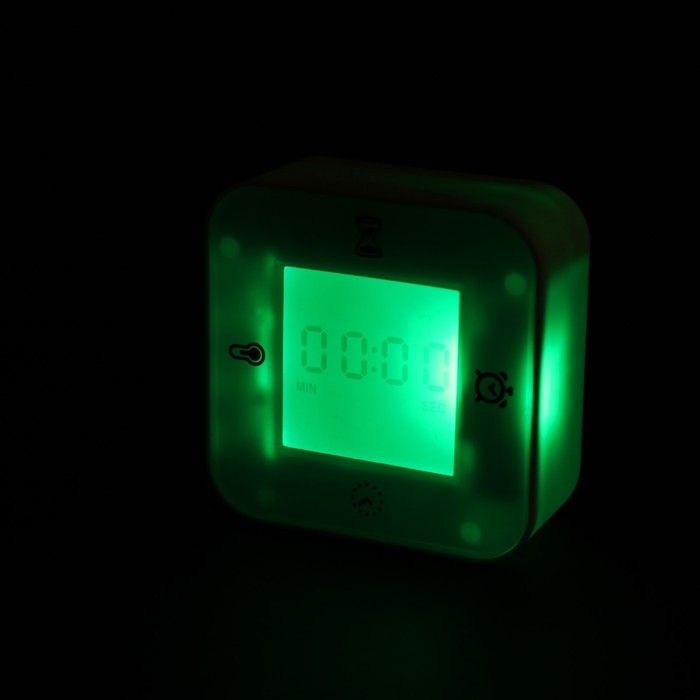 Часы - будильник LB-24, таймер, температура, дата, будильник, подсветка, белый Часы - будильник LB-24, таймер, температура, дата, будильник, подсветка, белый