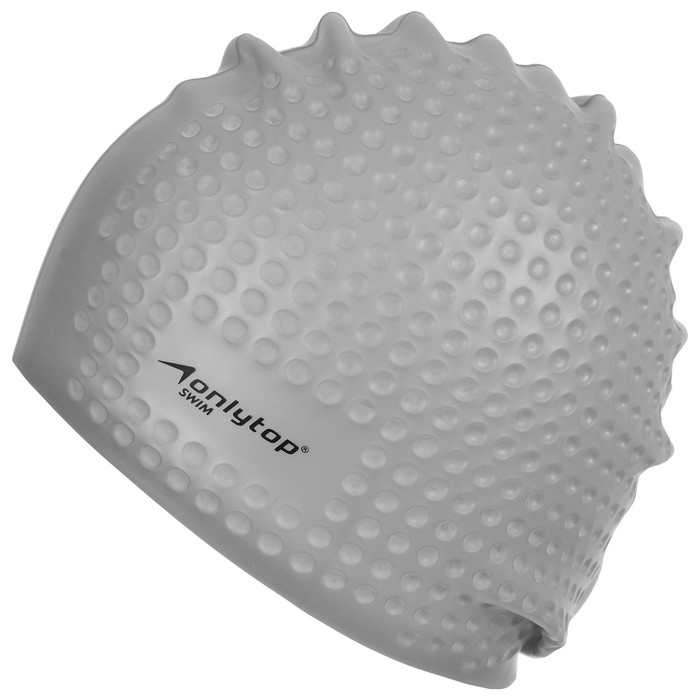 Шапочка для плавания взрослая ONLYTOP Swim, для длинных волос, силиконовая, обхват 54-60 см, цвета МИКС Шапочка для плавания взрослая ONLYTOP Swim, для длинных волос, силиконовая, обхват 54-60 см, цвета МИКС