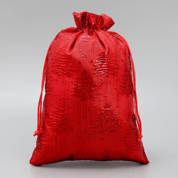 Мешочек подарочный парча «Ёлочка», 20 х 30 см +/- 1.5 см, Новый год Мешочек подарочный парча «Ёлочка», 20 х 30 см +/- 1.5 см, Новый год