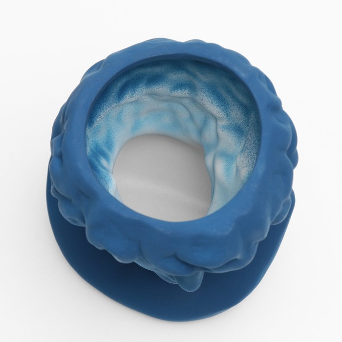 Кашпо - ваза Кашпо - ваза "Голова Давида" синее, 22*16*14 см