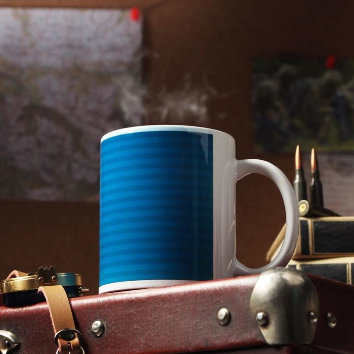 Кружка «С 23 февраля. Крылатая пехота», с нанесением Кружка «С 23 февраля. Крылатая пехота», с нанесением