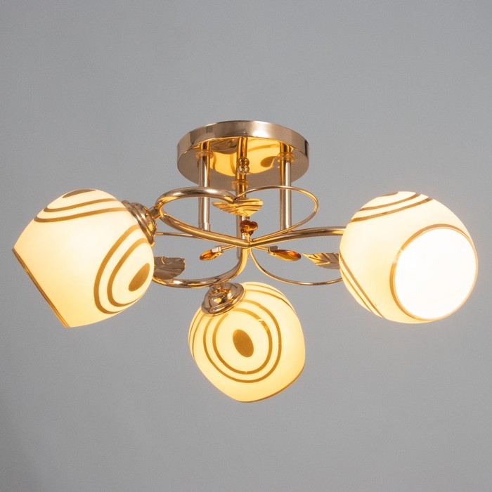 Люстра Люстра "Дорис" 3х40Вт Е27 Золото МОДЕЛЬ: 2679462