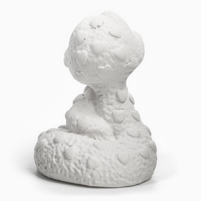 Новый год. Символ 2025. Фигура для раскраски  Новый год. Символ 2025. Фигура для раскраски "Змея малыш" 5х4см