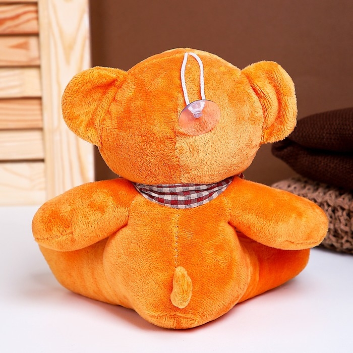 Мягкая игрушка «Мишка», с бантиком, 18 см, цвет бежевый Мягкая игрушка «Мишка», с бантиком, 18 см, цвет бежевый