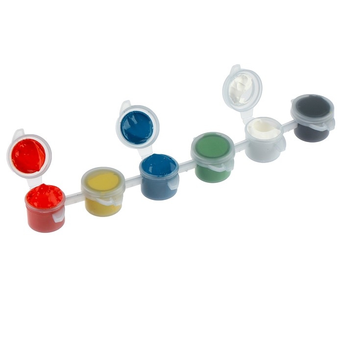 Набор акриловых красок «Классика», 6 цветов Набор акриловых красок «Классика», 6 цветов