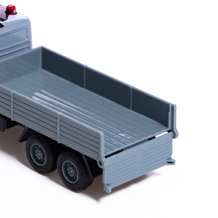 Грузовик металлический «КАМАЗ. ОМОН», инерционный, 1:54, цвет серый Грузовик металлический «КАМАЗ. ОМОН», инерционный, 1:54, цвет серый