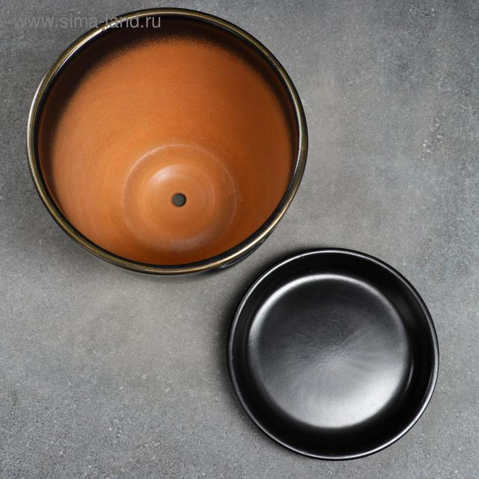 Горшок цветочный Мираж коричнев 5 л Горшок цветочный Мираж коричнев 5 л