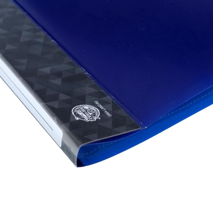 Папка с 10 вкладышами А4, 500 мкм, Calligrata, карман на корешке, черничная Папка с 10 вкладышами А4, 500 мкм, Calligrata, карман на корешке, черничная