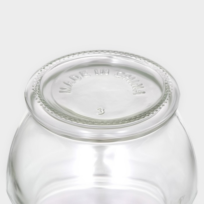 Баночка стеклянная для специй Доляна «Калипсо», 200 мл, 10×8 см