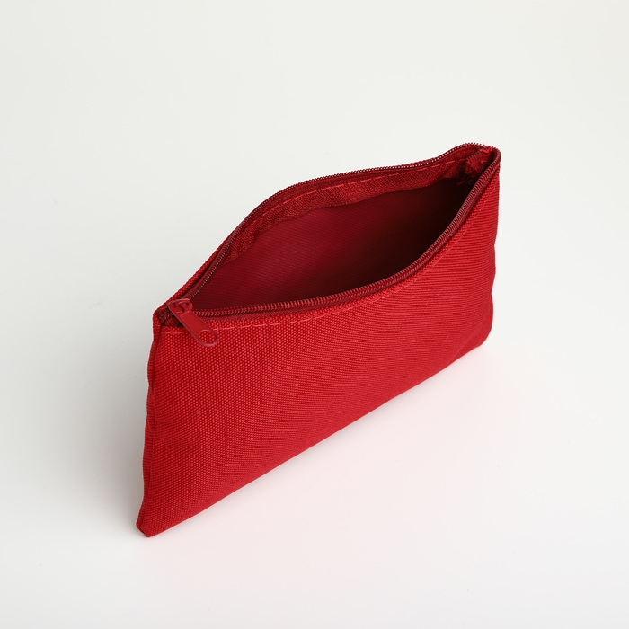 Косметичка на молнии, цвет бордовый Косметичка на молнии, цвет бордовый