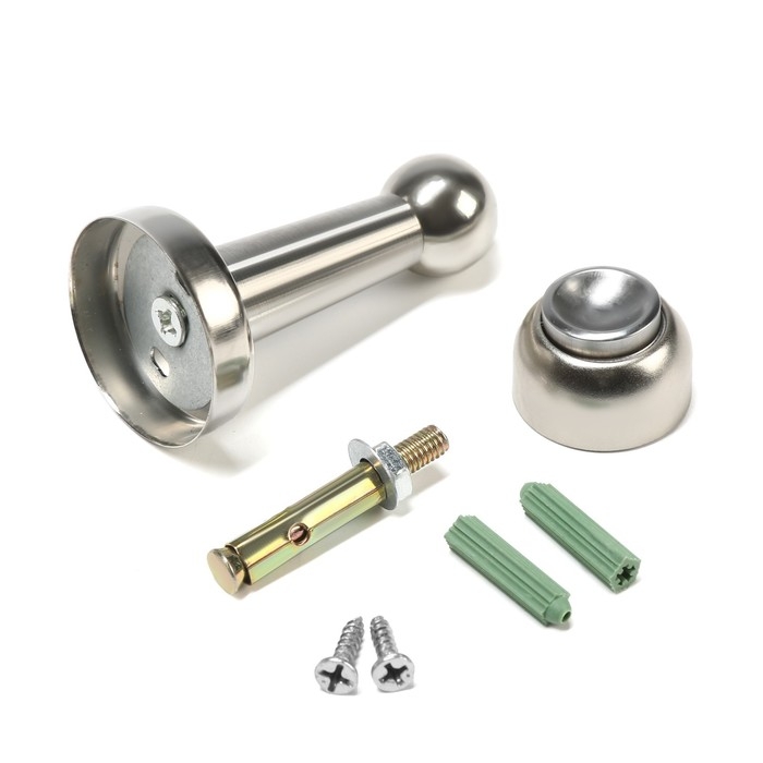 Упор дверной магнитный UM401SN, цвет никель Упор дверной магнитный UM401SN, цвет никель