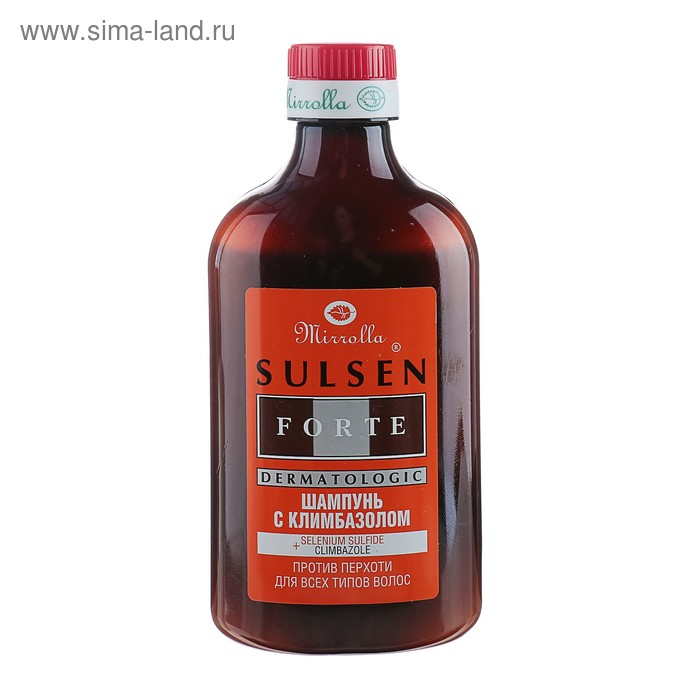 Шампунь Mirrolla «Сульсен Форте» 2% с климбазолом, 250 мл Шампунь Mirrolla «Сульсен Форте» 2% с климбазолом, 250 мл