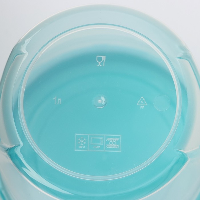 Набор банок для хранения продуктов с крышкой «Фиджи», 2 шт: 0,7 л, 1 л Набор банок для хранения продуктов с крышкой «Фиджи», 2 шт: 0,7 л, 1 л