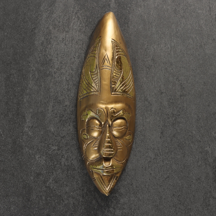Подвесной декор Подвесной декор "Маска" 18,5х5х10см, бронза