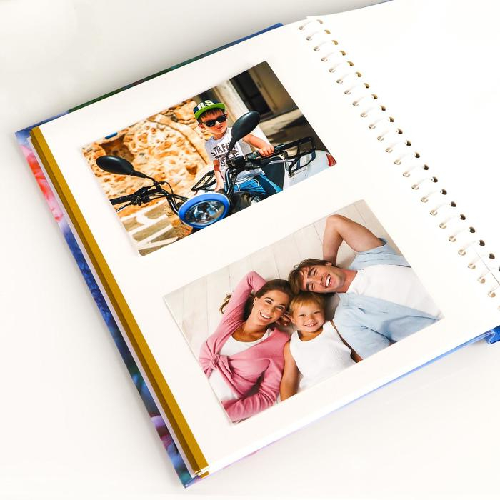 Фотоальбом магнитный 20 листов Фотоальбом магнитный 20 листов "Цветочный всплеск" МИКС 29х24,5х2,5 см