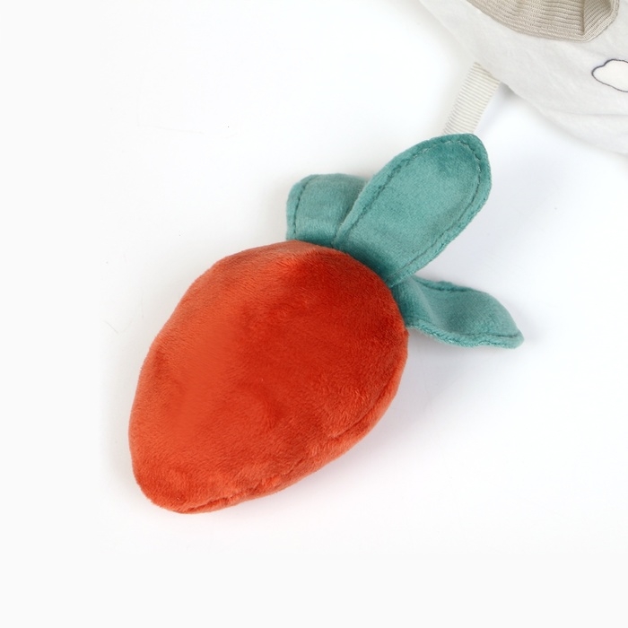 Развивающая игрушка «Подушечка Зверята», прорезыватель, погремушка, зеркало, Крошка Я Развивающая игрушка «Подушечка Зверята», прорезыватель, погремушка, зеркало, Крошка Я