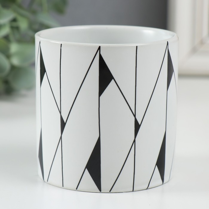 Вазон керамика Вазон керамика "Абстракция" 200 мл 7,3х7,3х7,3 см