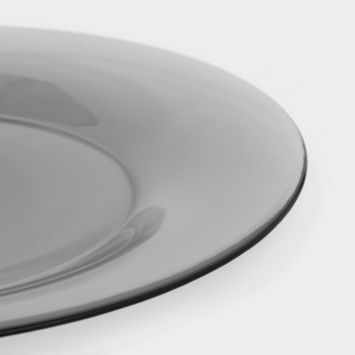 Тарелка обеденная стеклянная «Симпатия», d=25 см