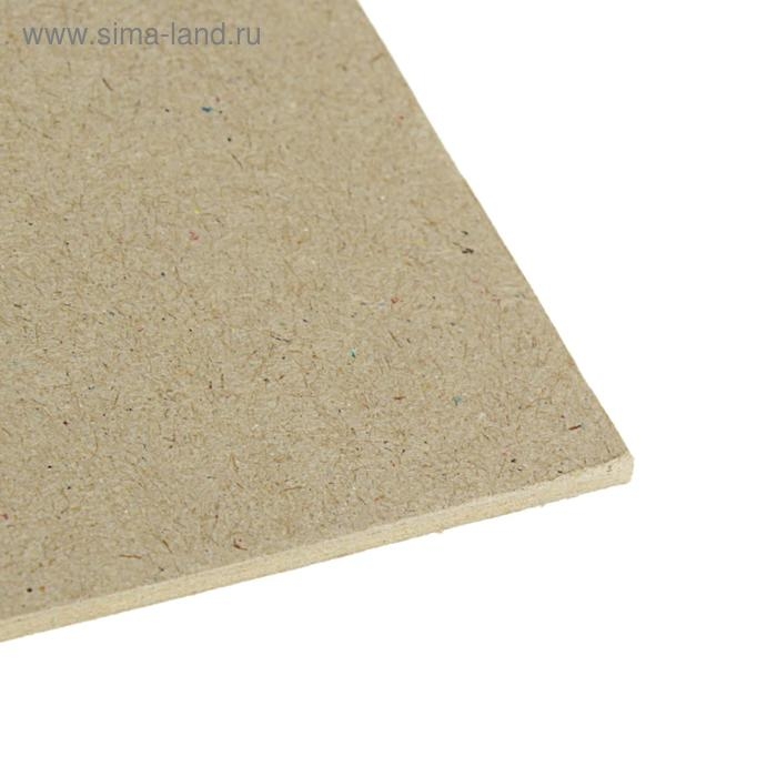 Картон переплётный 2.5 мм, 21 х 30 см, 10 листов, 1500 г/м Картон переплётный 2.5 мм, 21 х 30 см, 10 листов, 1500 г/м", серый