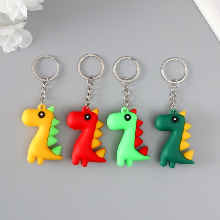Брелок резина Брелок резина "Яркий динозаврик" МИКС 4,2х1,3х6 см