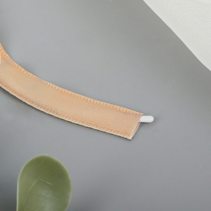 Лента тоннельная, двухстрочная, 10 мм, 10 ± 0,5 м, цвет бежевый Лента тоннельная, двухстрочная, 10 мм, 10 ± 0,5 м, цвет бежевый