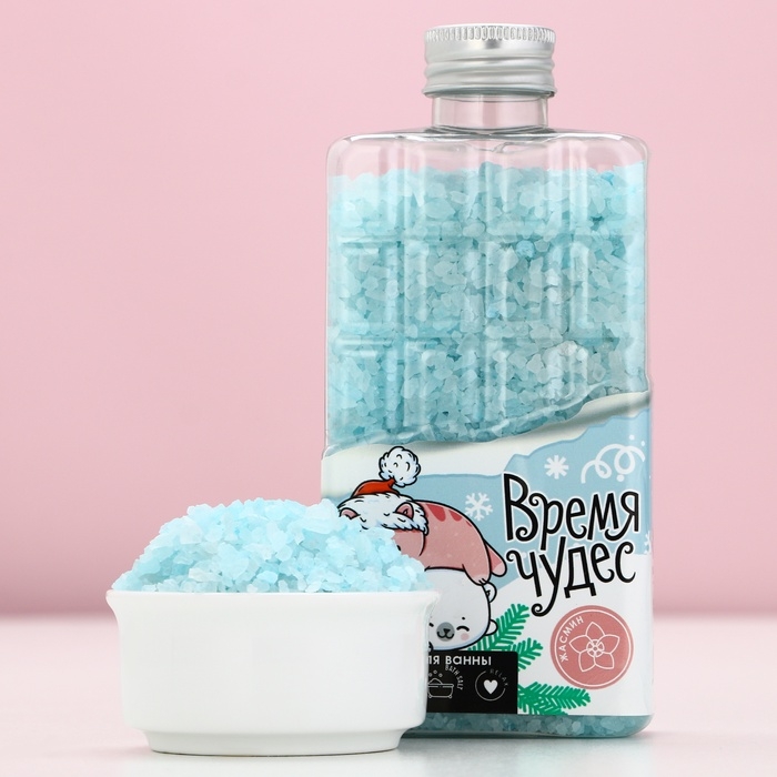 Соль для ванны «Время чудес», 360 г, аромат жасмина, Новый Год Соль для ванны «Время чудес», 360 г, аромат жасмина, Новый Год