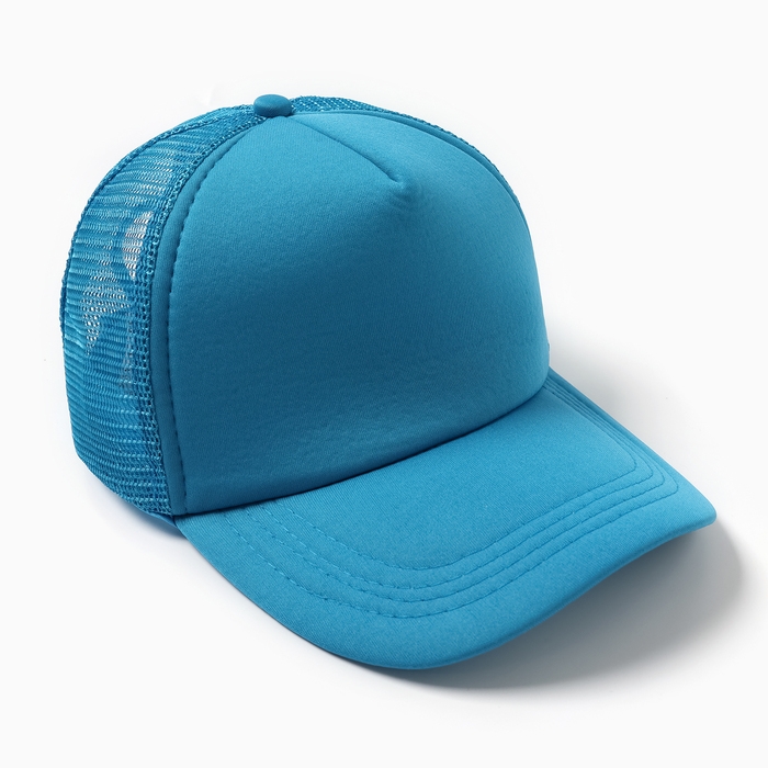 Бейсболка, цвет голубой, размер 56-58 Бейсболка, цвет голубой, размер 56-58