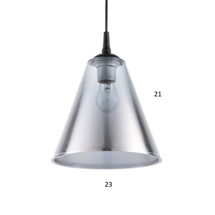 Светильник BayerLux Амира 1хЕ27 тонированный 23х23х21см Светильник BayerLux Амира 1хЕ27 тонированный 23х23х21см