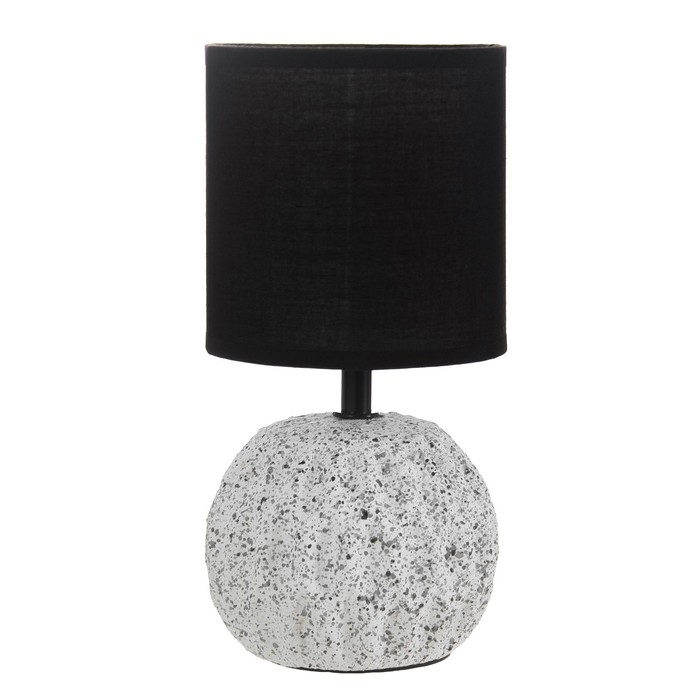 Настольная лампа Настольная лампа "Арнелла" Е14 40Вт бело-черный 12х12х26 см RISALUX