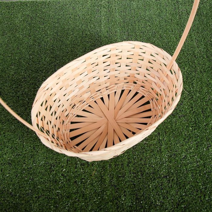 Корзина плетёная, бамбук, натуральный цвет Корзина плетёная, бамбук, натуральный цвет