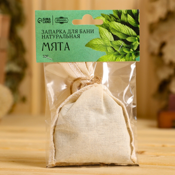 Запарка для бани натуральная Запарка для бани натуральная "Мята" 30 гр