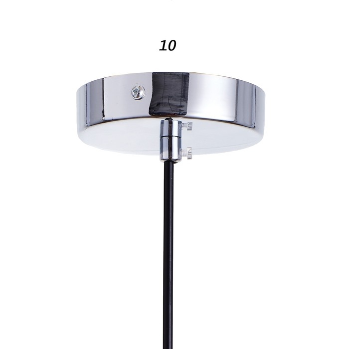 Светильник BayerLux 1758/1CR E14 40Вт черно-хромовый 20х20х24 см