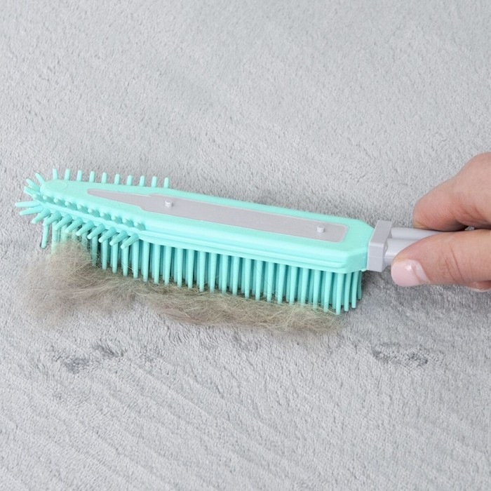 Щётка с ручкой, с прорезиненной щетиной, 27х5х3 см Щётка с ручкой, с прорезиненной щетиной, 27х5х3 см