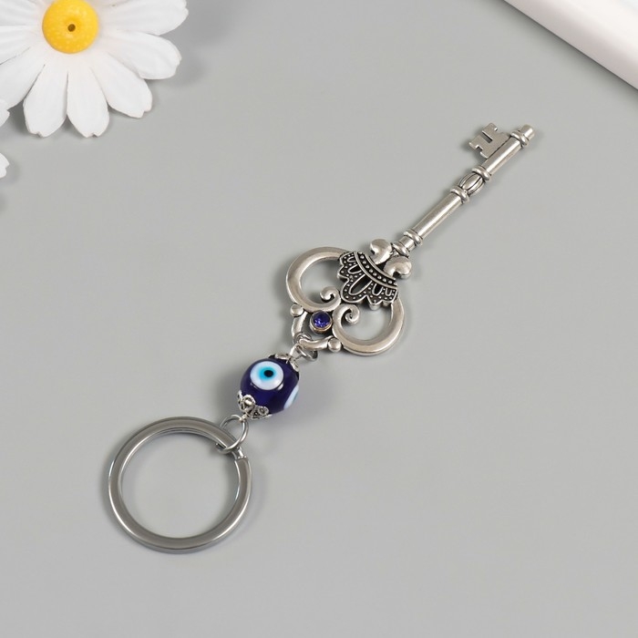Брелок от сглаза металл Брелок от сглаза металл "Ключ с короной" 3х8,2 см