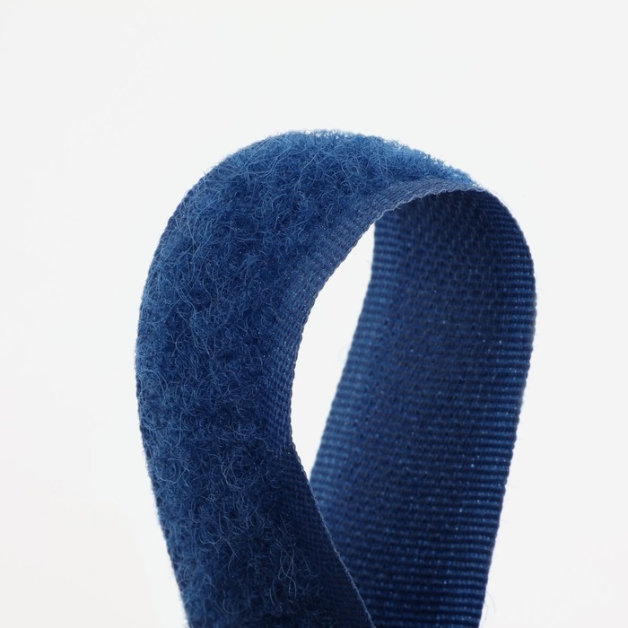 Липучка, 20 мм × 25 ± 1 м, цвет тёмно-синий Липучка, 20 мм × 25 ± 1 м, цвет тёмно-синий