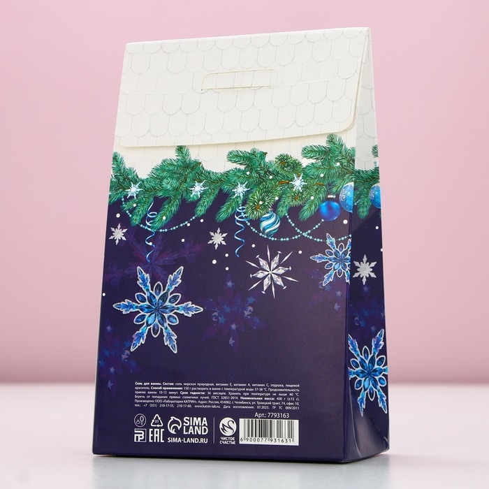 Соль для ванны «Счастья в дом!», 400 г, аромат жасмина, Новый Год Соль для ванны «Счастья в дом!», 400 г, аромат жасмина, Новый Год