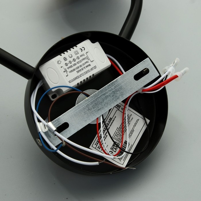 Бра 2292/2 LED 30Вт 3000-6000К черно-золотой 34х33х20,5 см