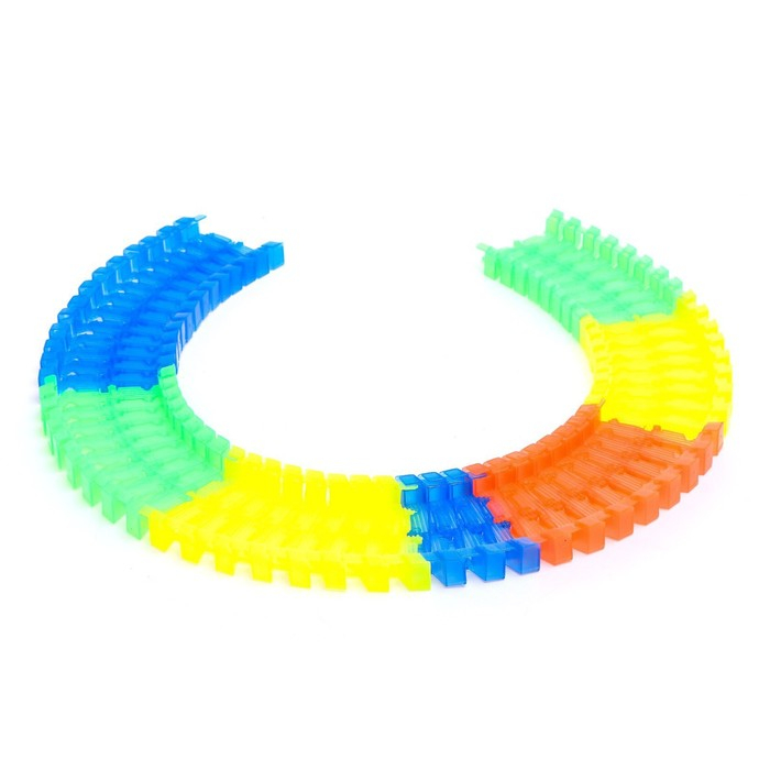 Автотрек «Магический Трек», гибкий, светится в темноте, 56 деталей Автотрек «Магический Трек», гибкий, светится в темноте, 56 деталей