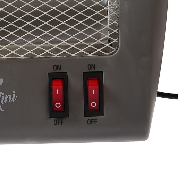 Обогреватель ENGY EN-505 mini, кварцевый инфракрасный, 800 Вт, серый Обогреватель ENGY EN-505 mini, кварцевый инфракрасный, 800 Вт, серый