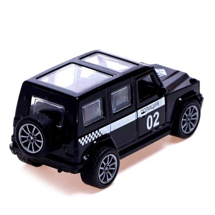 Машина металлическая «Полиция», 1:48, инерция, открываются двери, цвет чёрный Машина металлическая «Полиция», 1:48, инерция, открываются двери, цвет чёрный